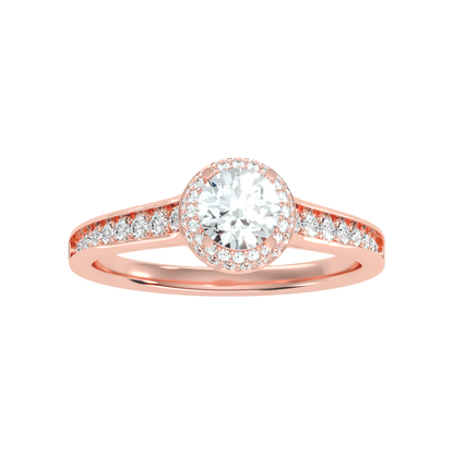 Out Of The Ordinary Halo Ring - Five