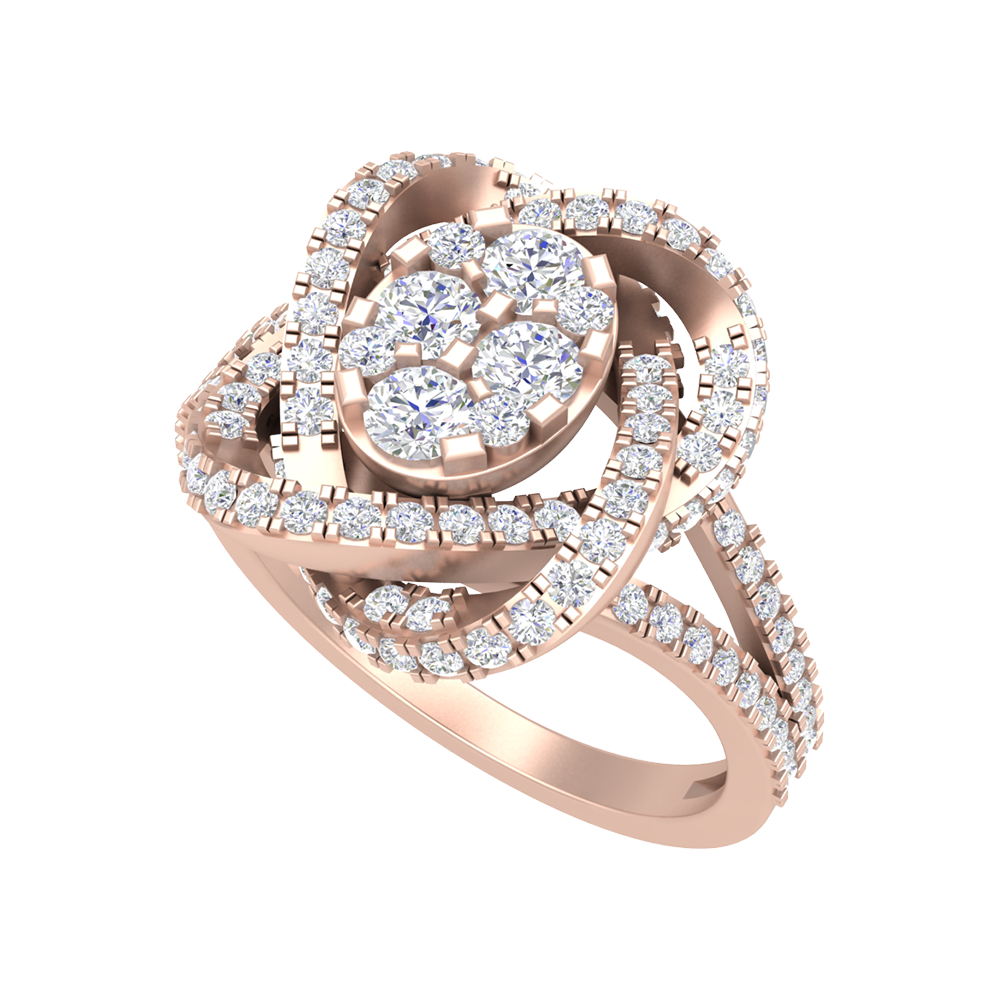Oval Cocktail Ring - One