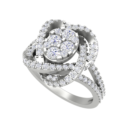Oval Cocktail Ring - Five