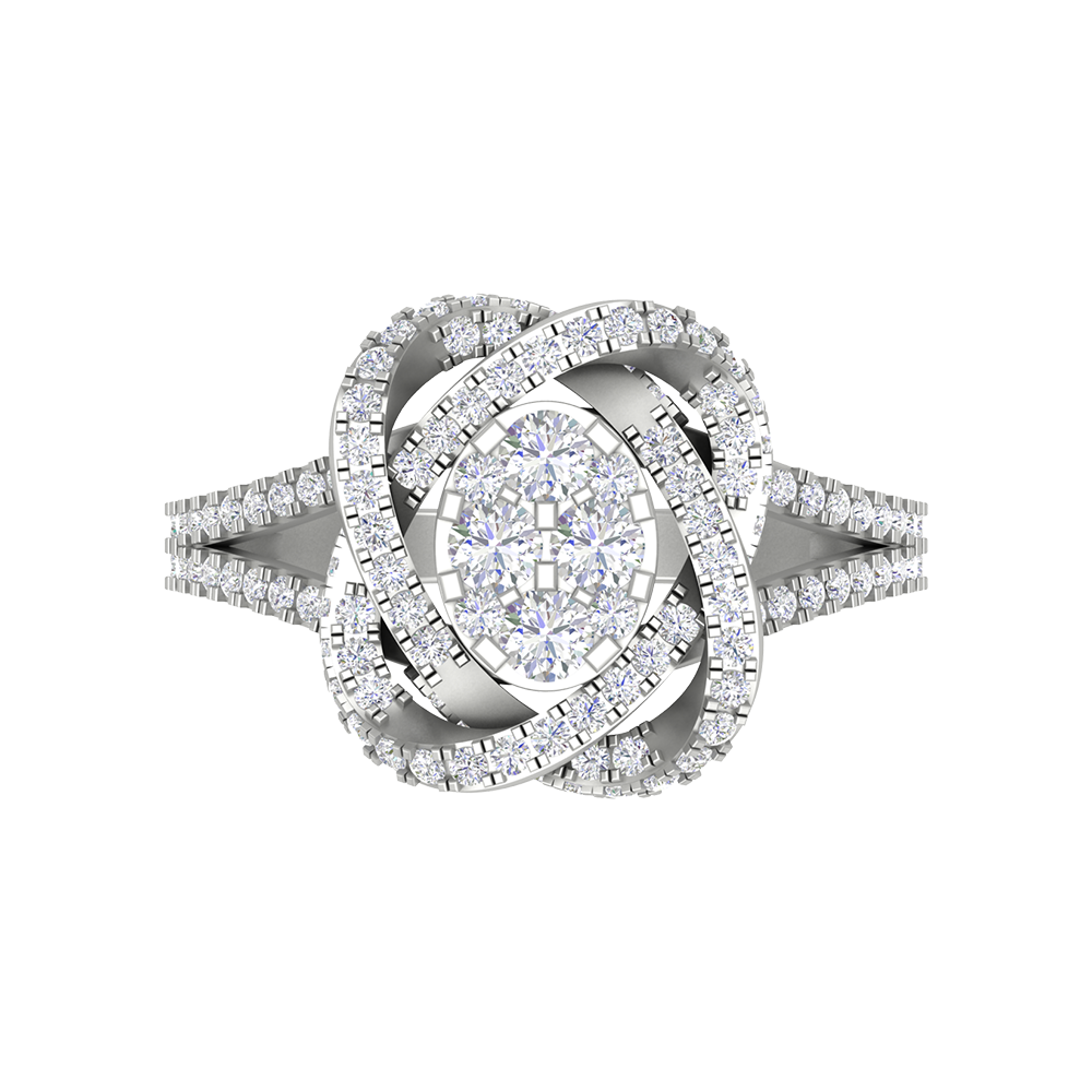 Oval Cocktail Ring - Six