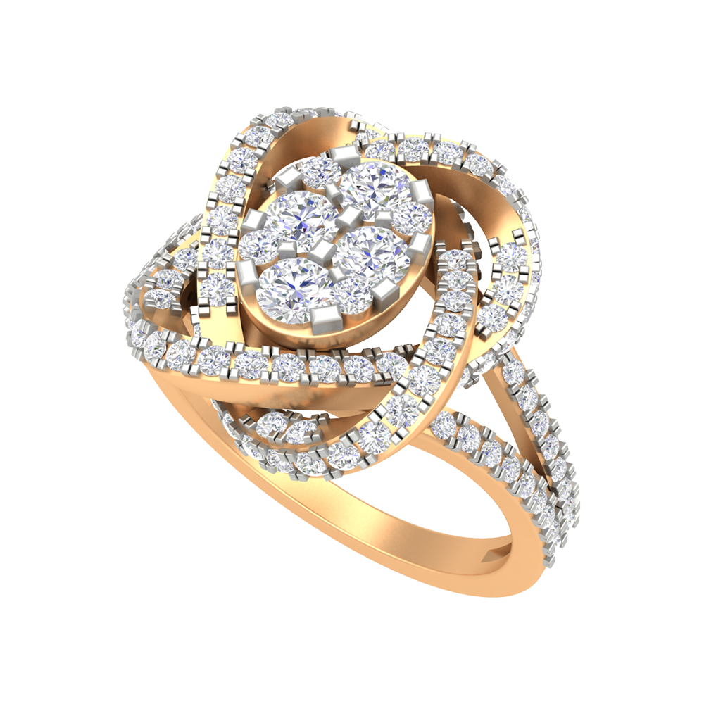Oval Cocktail Ring - Nine