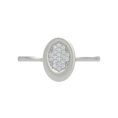 Oval Studded With Diamonds - Six