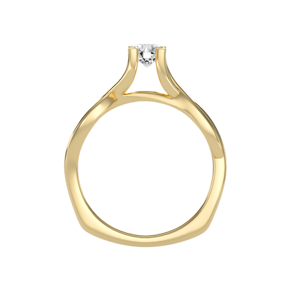 Panacea Solitaire Ring In 925 Sterling Silver - Twelve