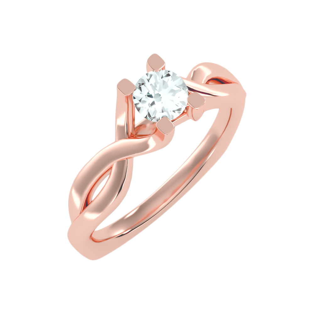 Panacea Solitaire Ring In 925 Sterling Silver - Five