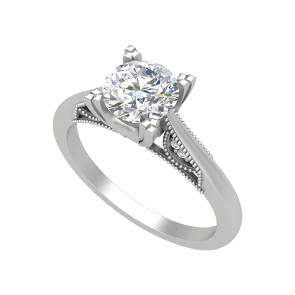 Pearl Perfect Solitaire Ring - Two