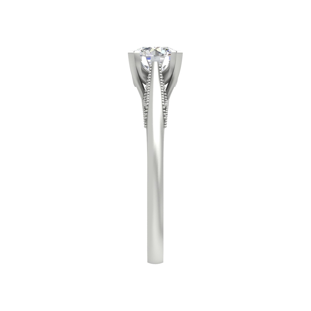 Pearl Perfect Solitaire Ring In 925 Sterling Silver - Five