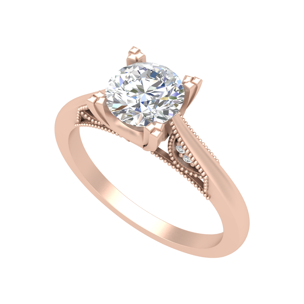 Pearl Perfect Solitaire Ring In 925 Sterling Silver - Six