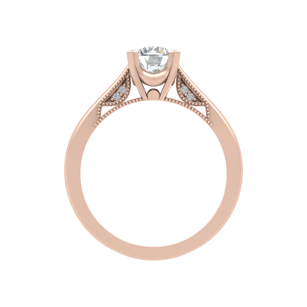 Pearl Perfect Solitaire Ring In 925 Sterling Silver - Seven