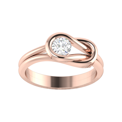 Perfect Fiesta Solitaire Ring In 925 Sterling Silver - Three