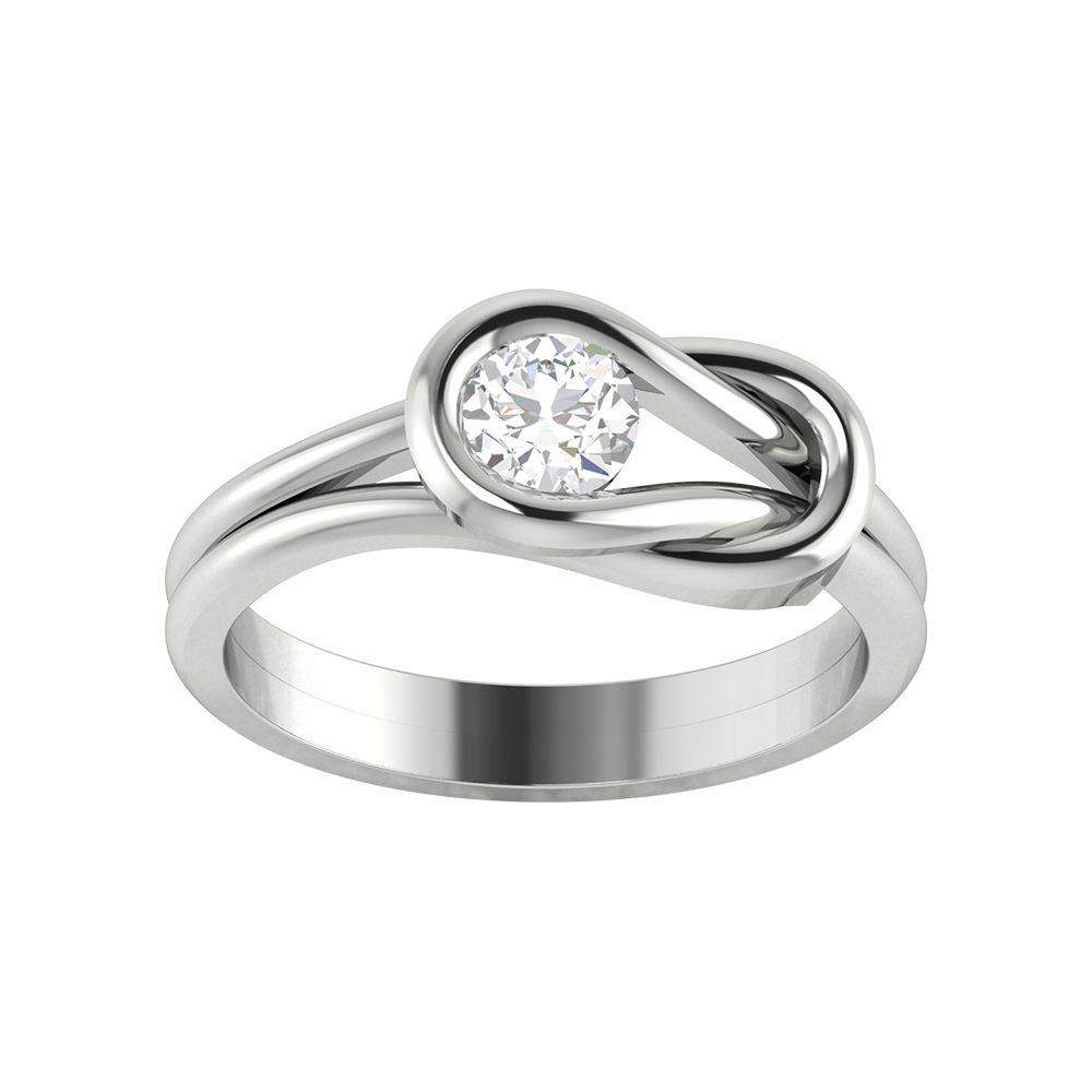 Perfect Fiesta Solitaire Ring In 925 Sterling Silver - Six