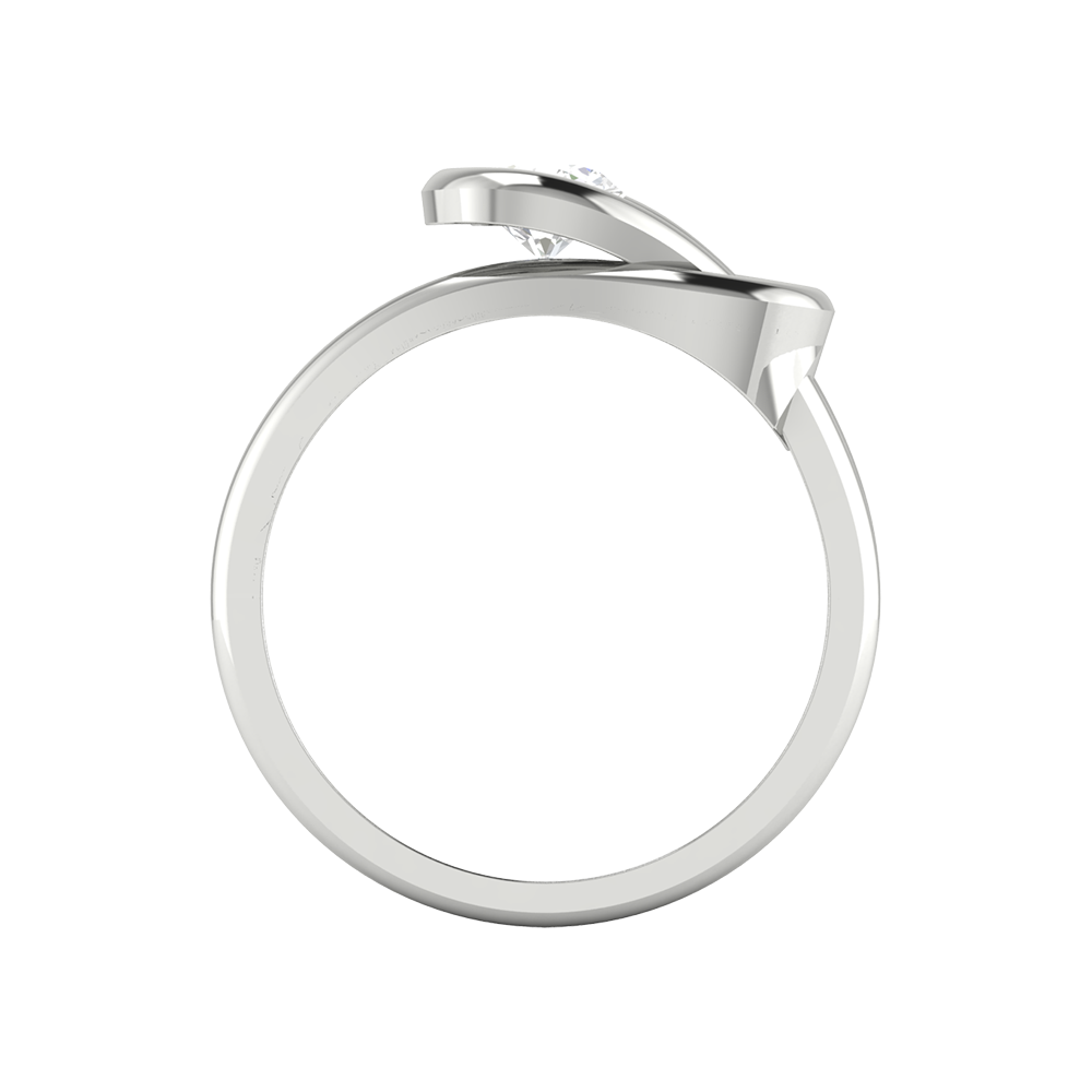Perfect Fiesta Solitaire Ring In 925 Sterling Silver - Eight