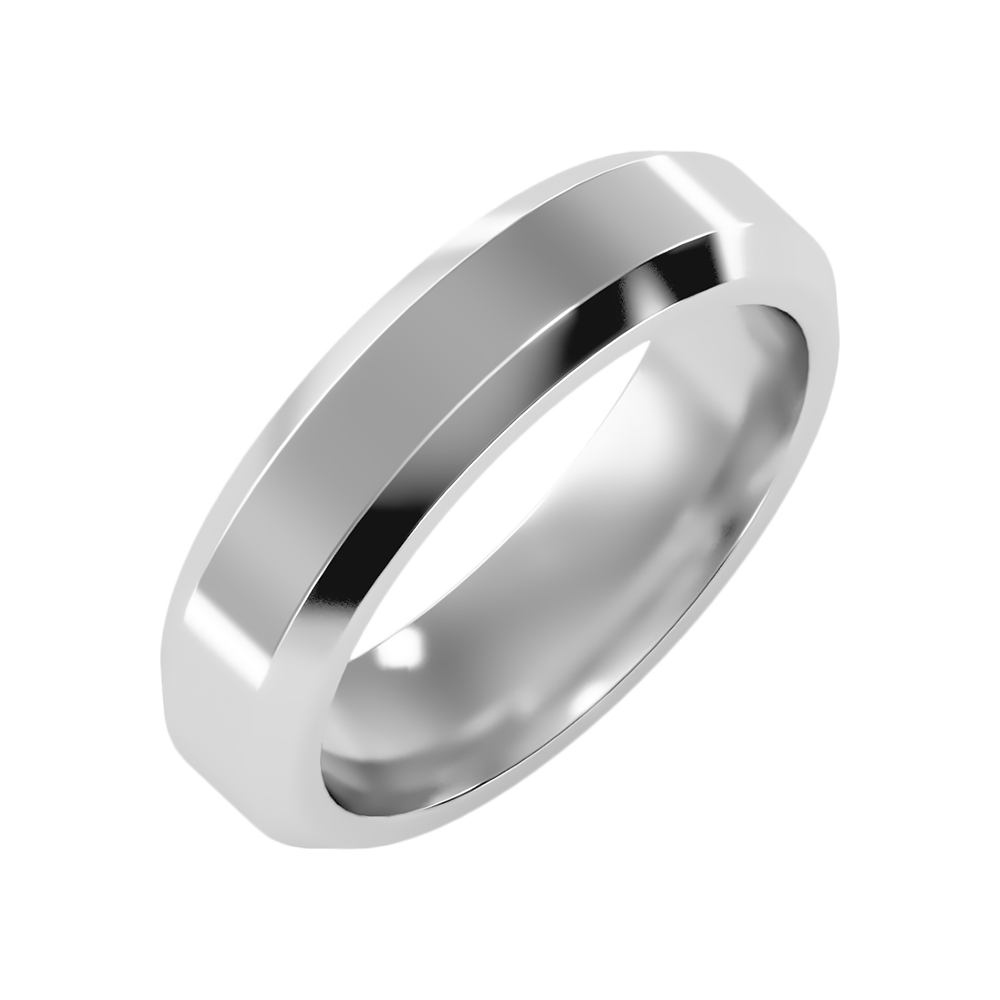 Perfect Men's Broad Band Ring - One