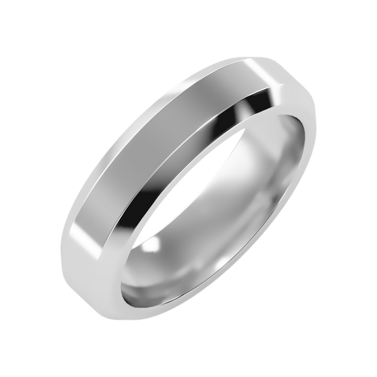 Perfect Men's Broad Band Ring - One
