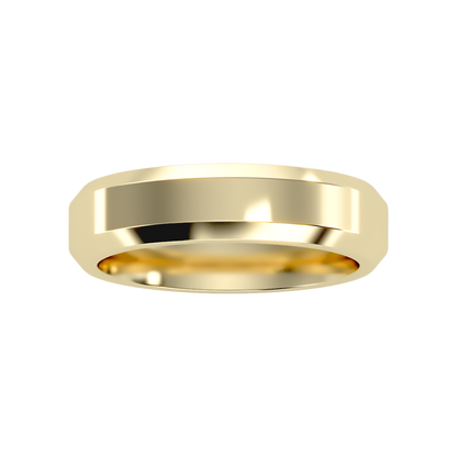 Perfect Men's Broad Band Ring - Ten