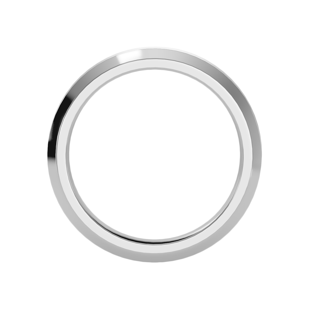 Perfect Men's Broad Band Ring - Four