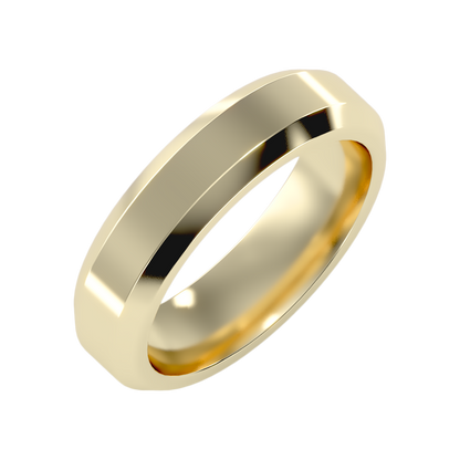 Perfect Men's Broad Band Ring - Nine