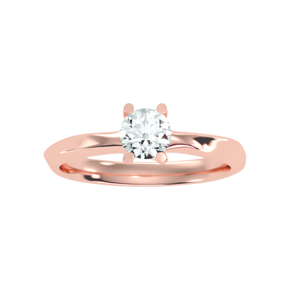 Petrichor Solitaire Ring In 925 Sterling Silver - Eleven