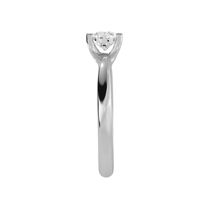 Petrichor Solitaire Ring In 925 Sterling Silver - Seven