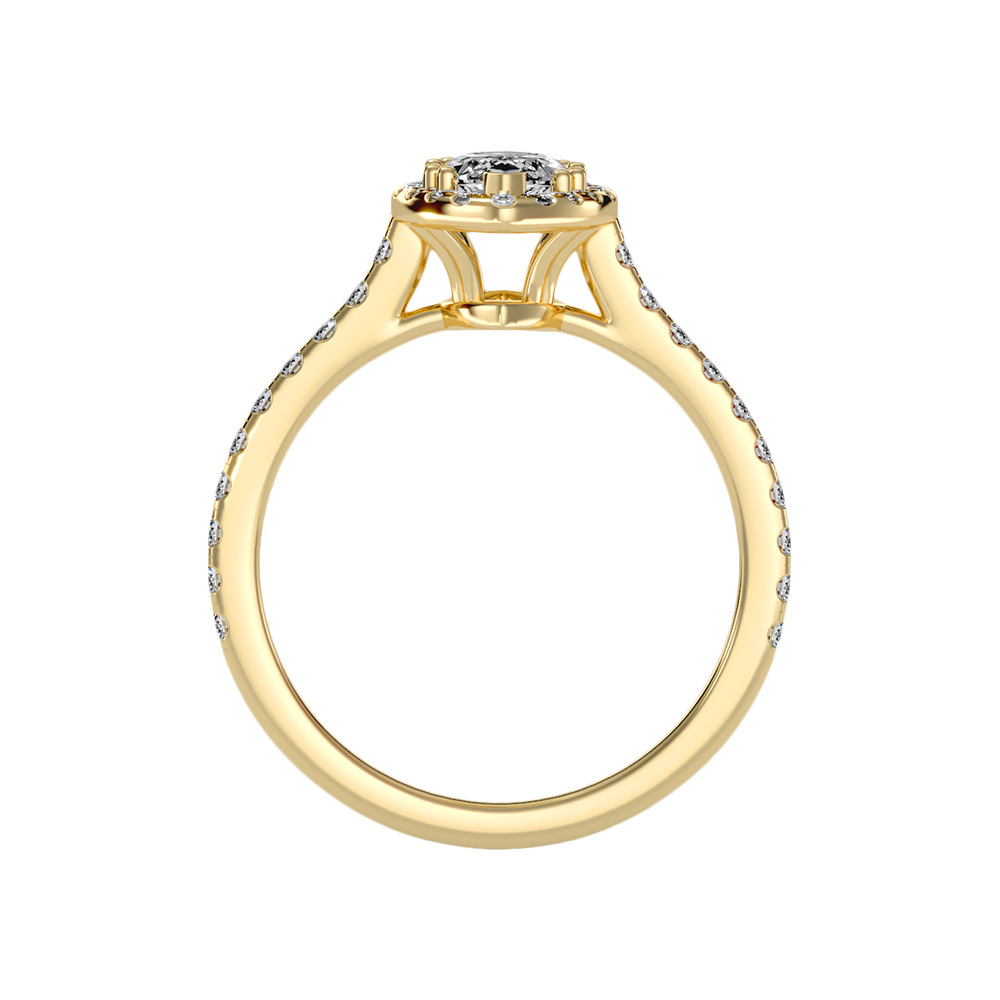Phenomenal Marquise Shaped Diamond Ring In 925 Sterling Silver - Twelve