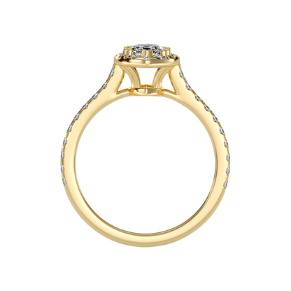 Phenomenal Marquise Shaped Diamond Ring In 925 Sterling Silver - Twelve