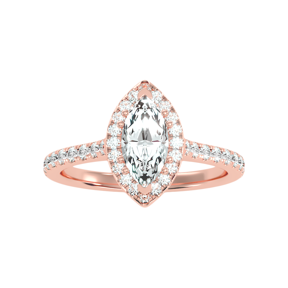 Phenomenal Marquise Shaped Diamond Ring - Six