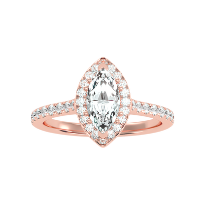 Phenomenal Marquise Shaped Diamond Ring - Six