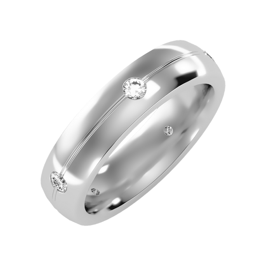 Phoenix Men's Broad Band Ring In 925 Sterling Silver - One