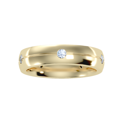 Phoenix Men's Broad Band Ring In 925 Sterling Silver - Ten