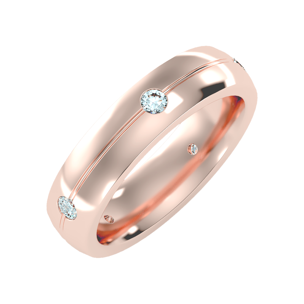 Phoenix Men's Broad Band Ring - Five