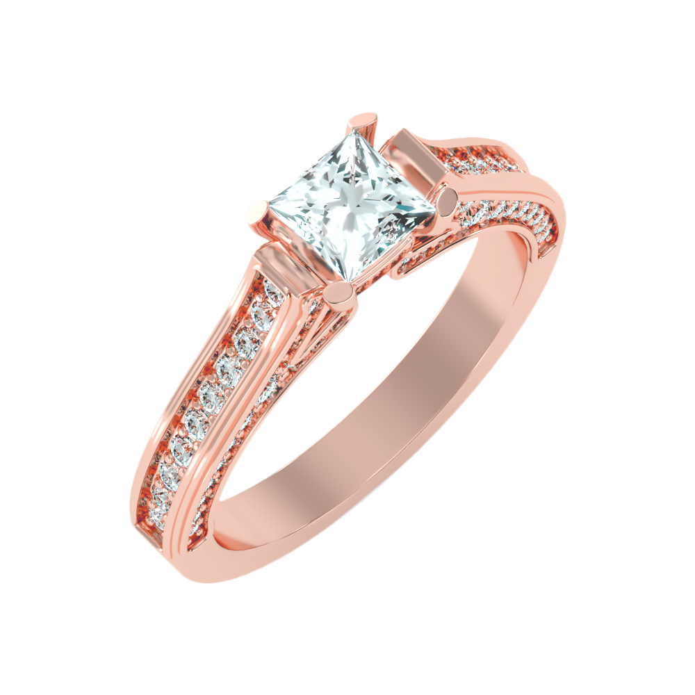 Piquant Solitaire Ring - One