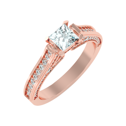 Piquant Solitaire Ring - One