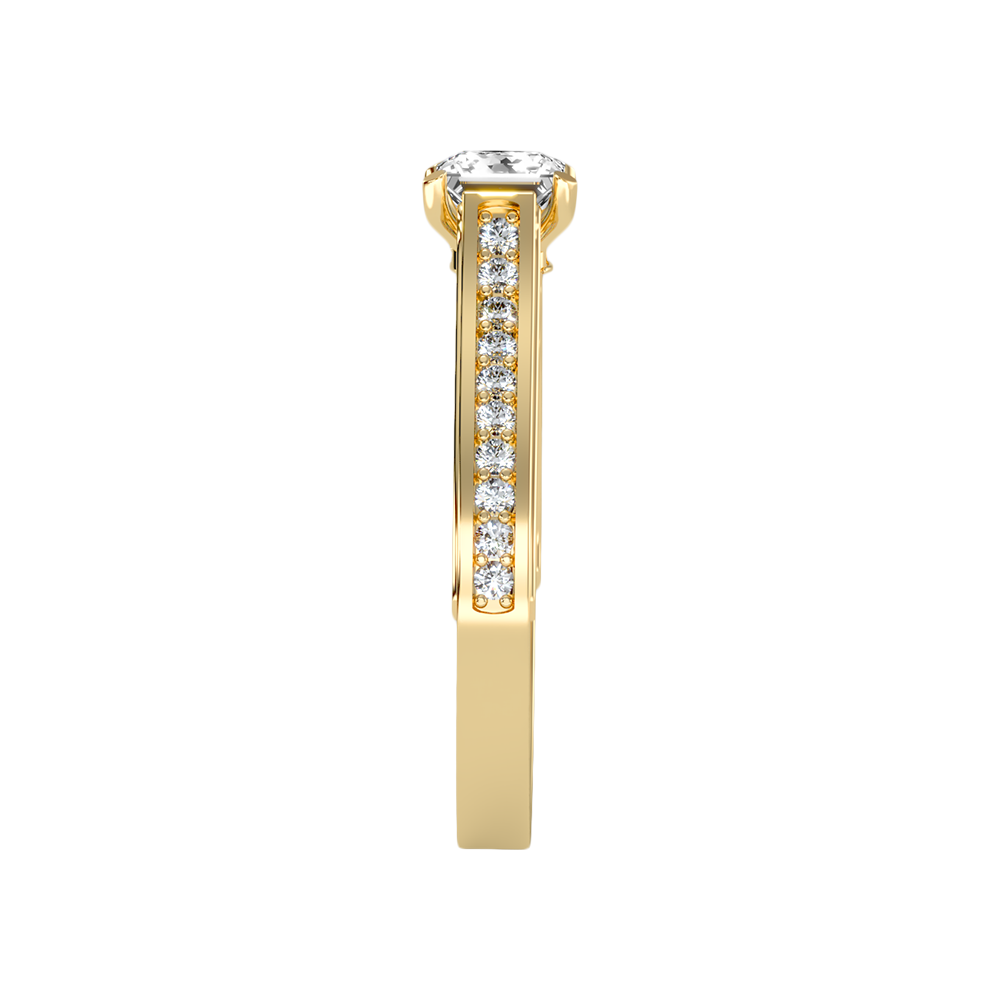 Piquant Solitaire Ring In 925 Sterling Silver - Eleven