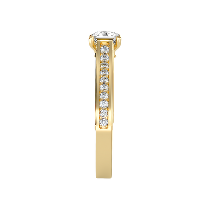 Piquant Solitaire Ring In 925 Sterling Silver - Eleven