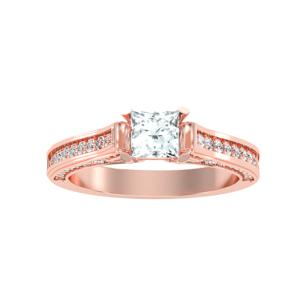 Piquant Solitaire Ring - Three