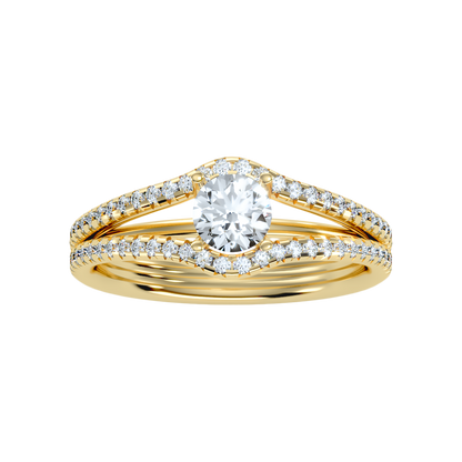 Piruli Diamond Ring In 925 Sterling Silver - Ten