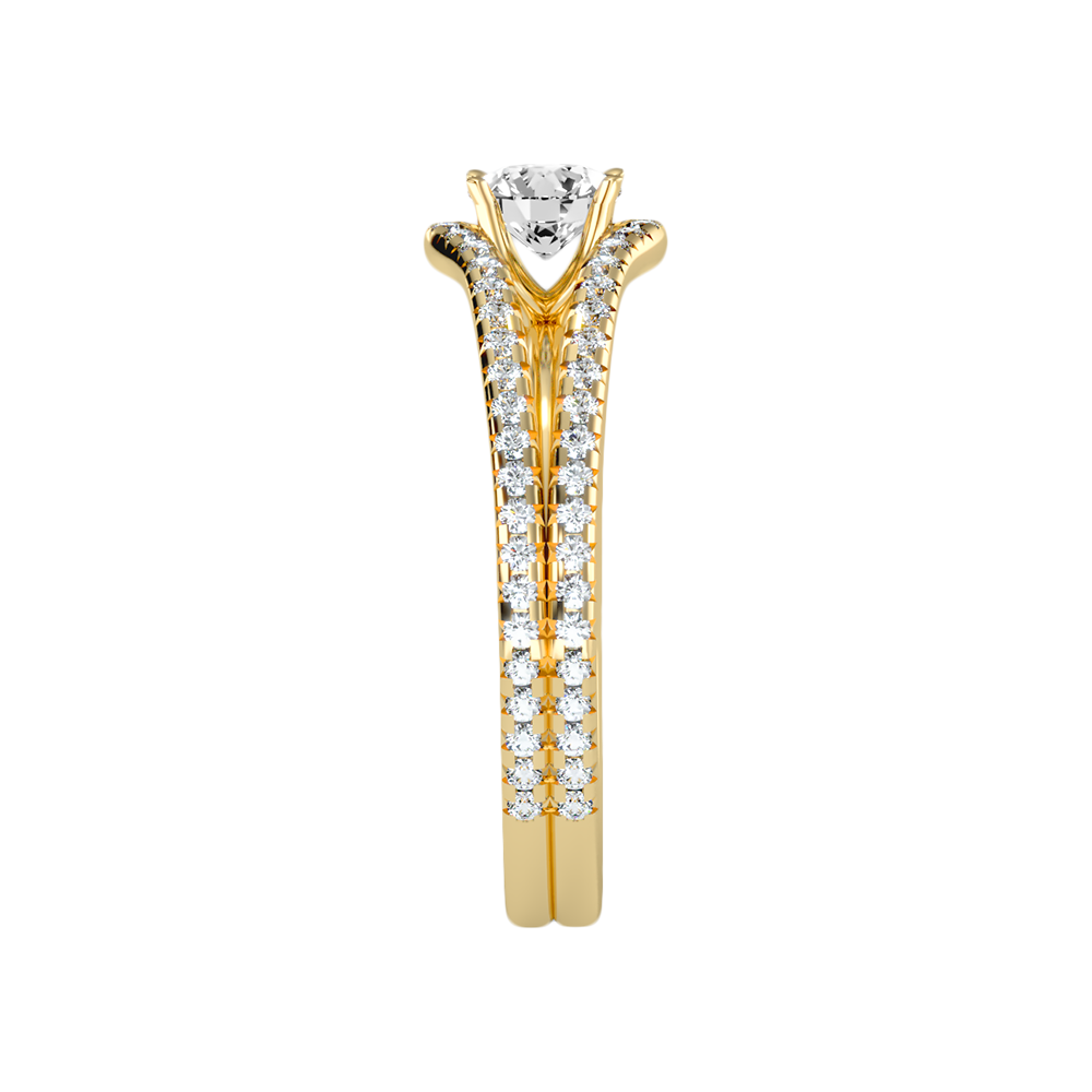 Piruli Diamond Ring In 925 Sterling Silver - Eleven