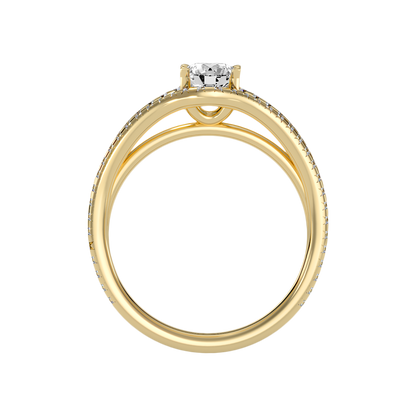 Piruli Diamond Ring In 925 Sterling Silver - Twelve