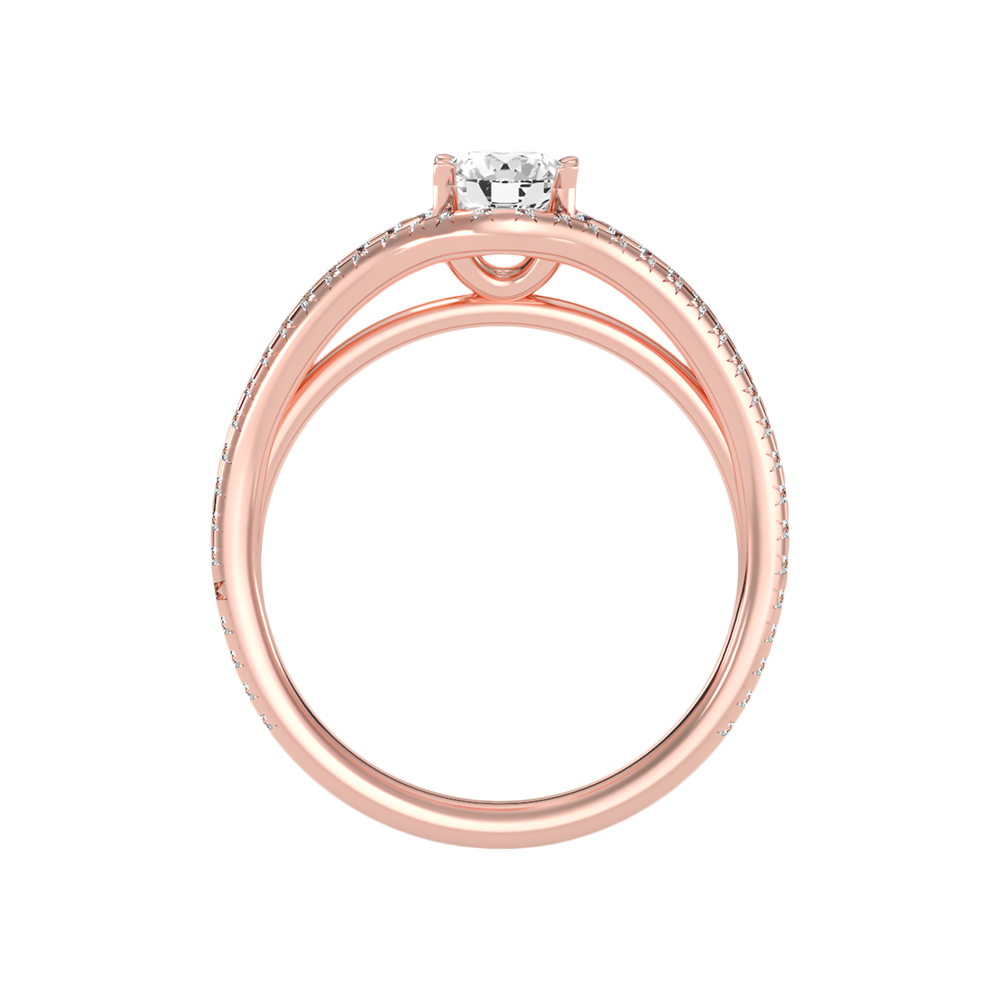 Piruli Diamond Ring In 925 Sterling Silver - Four