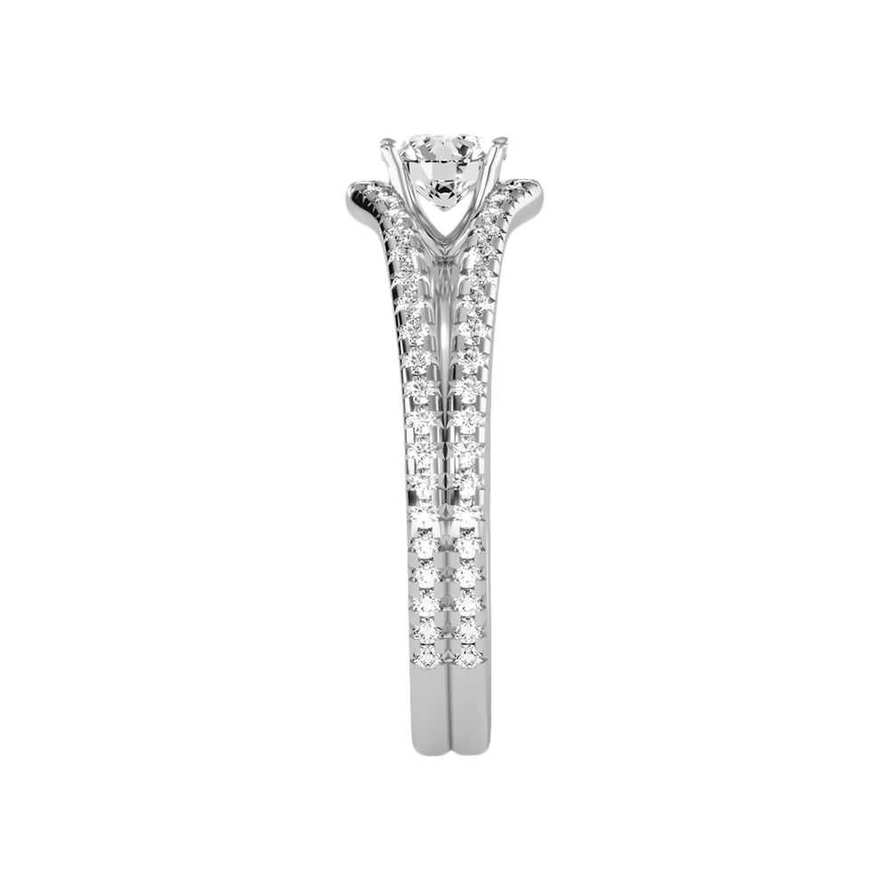 Piruli Diamond Ring In 925 Sterling Silver - Seven