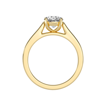 Pitsy Solitaire Ring In 925 Sterling Silver - Twelve