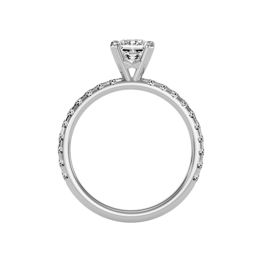 Pleasantness Solitaire Ring In 925 Sterling Silver - Two
