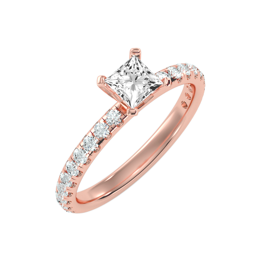 Pleasantness Solitaire Ring - Five