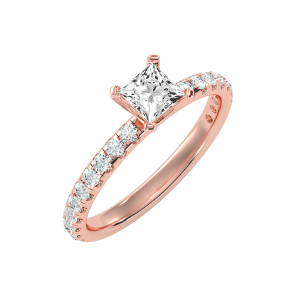 Pleasantness Solitaire Ring - Five