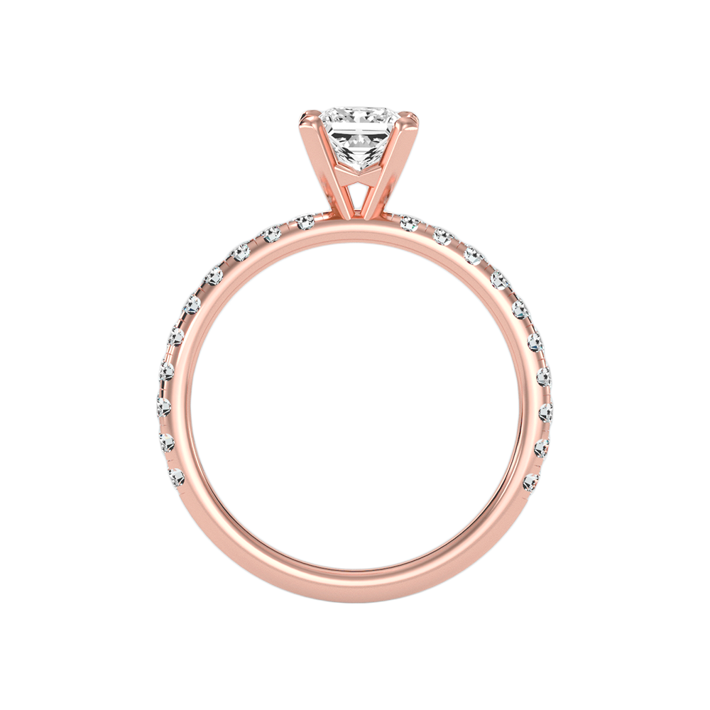 Pleasantness Solitaire Ring In 925 Sterling Silver - Six