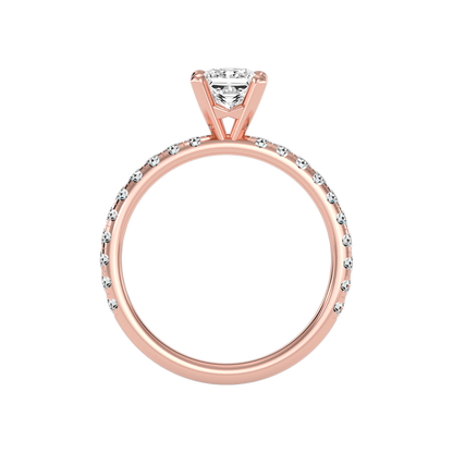 Pleasantness Solitaire Ring In 925 Sterling Silver - Six
