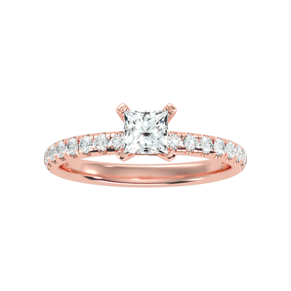 Pleasantness Solitaire Ring - Seven