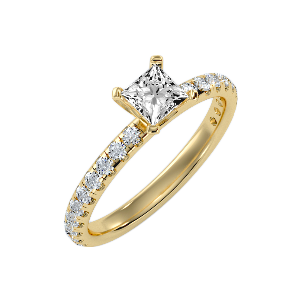 Pleasantness Solitaire Ring - Nine