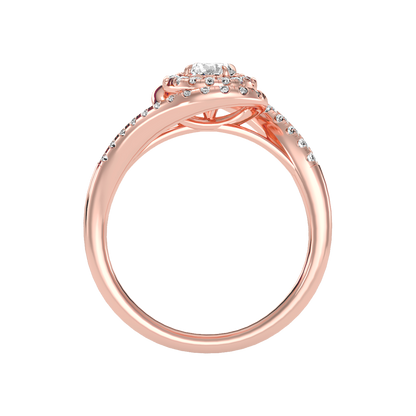 Pleasing Halo Ring - Three