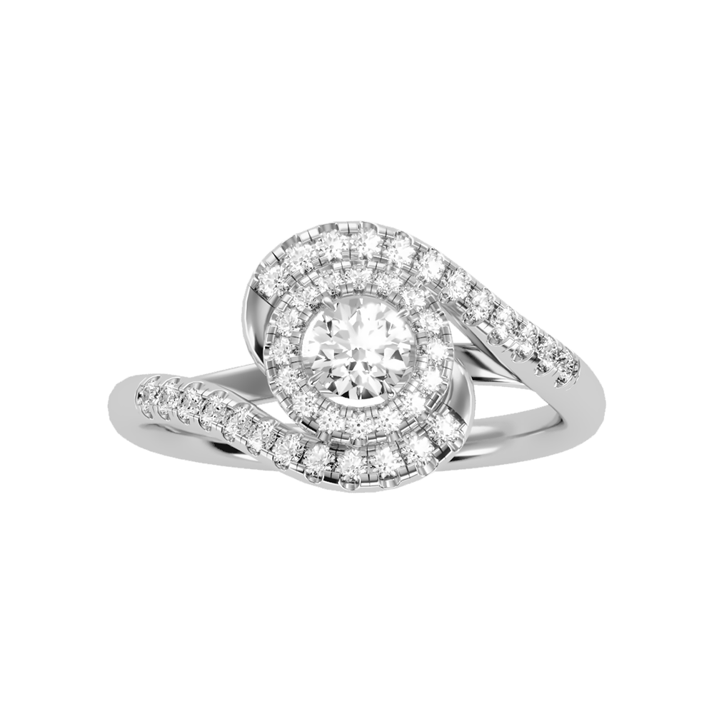 Pleasing Halo Ring - Seven