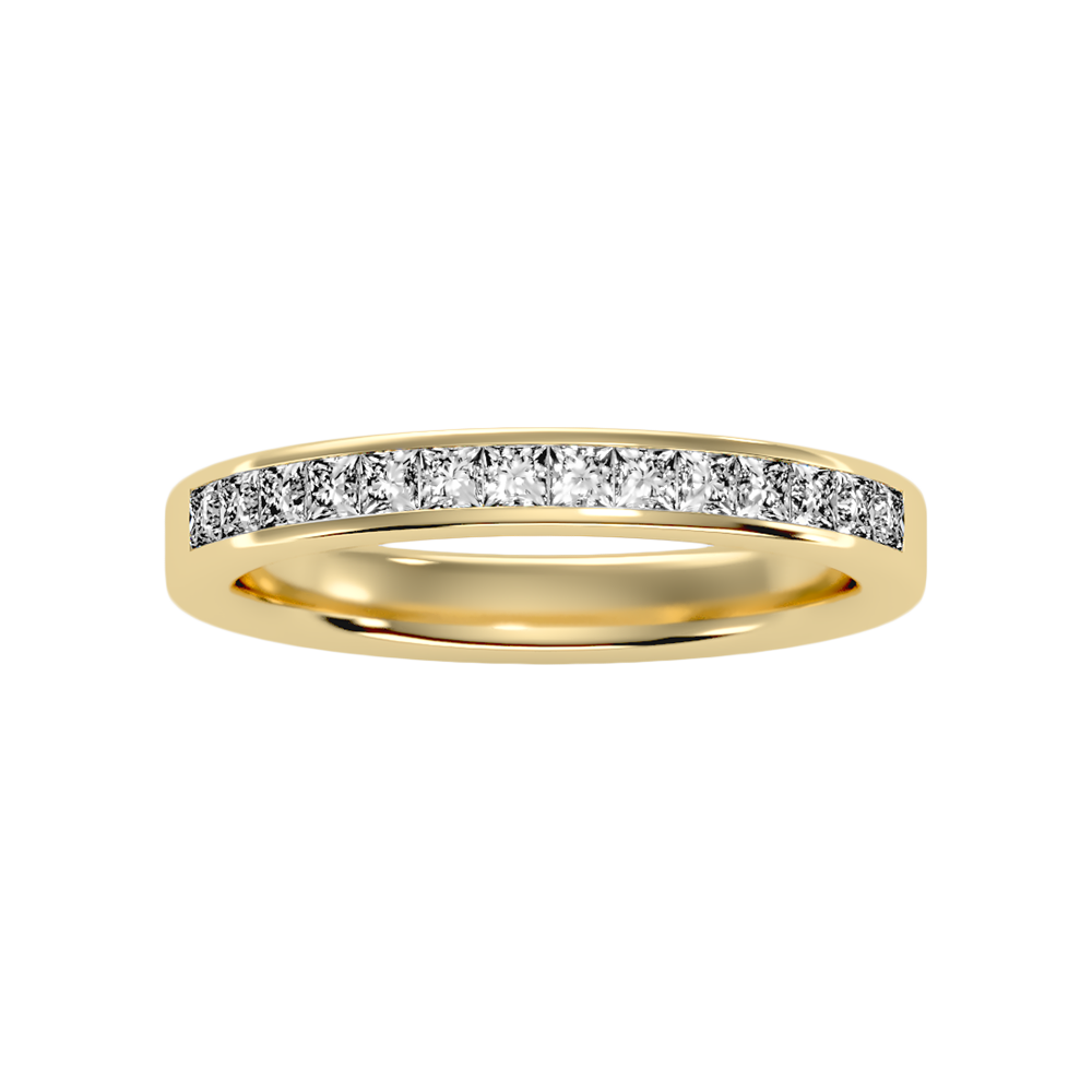 Plentiful Half Eternity Wedding Band - Ten